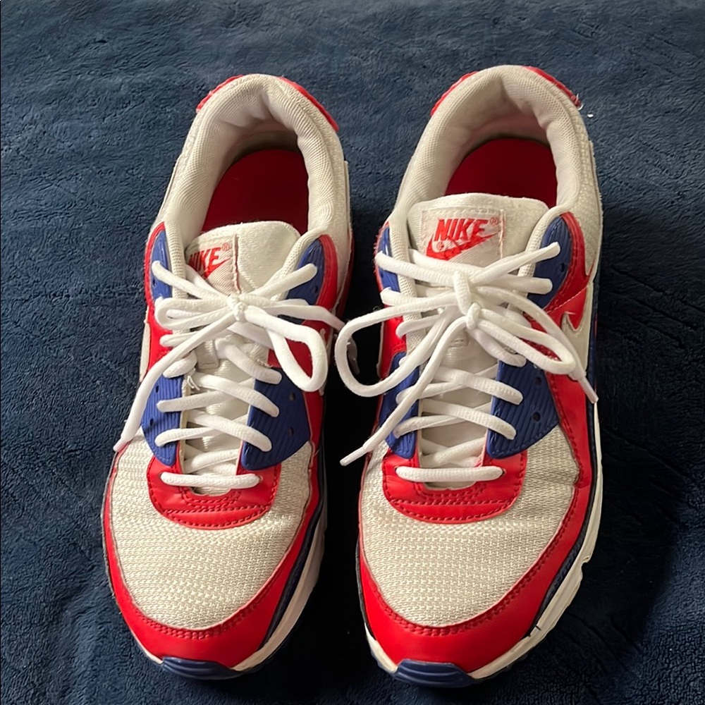 Nike Red and Blue Sneakers